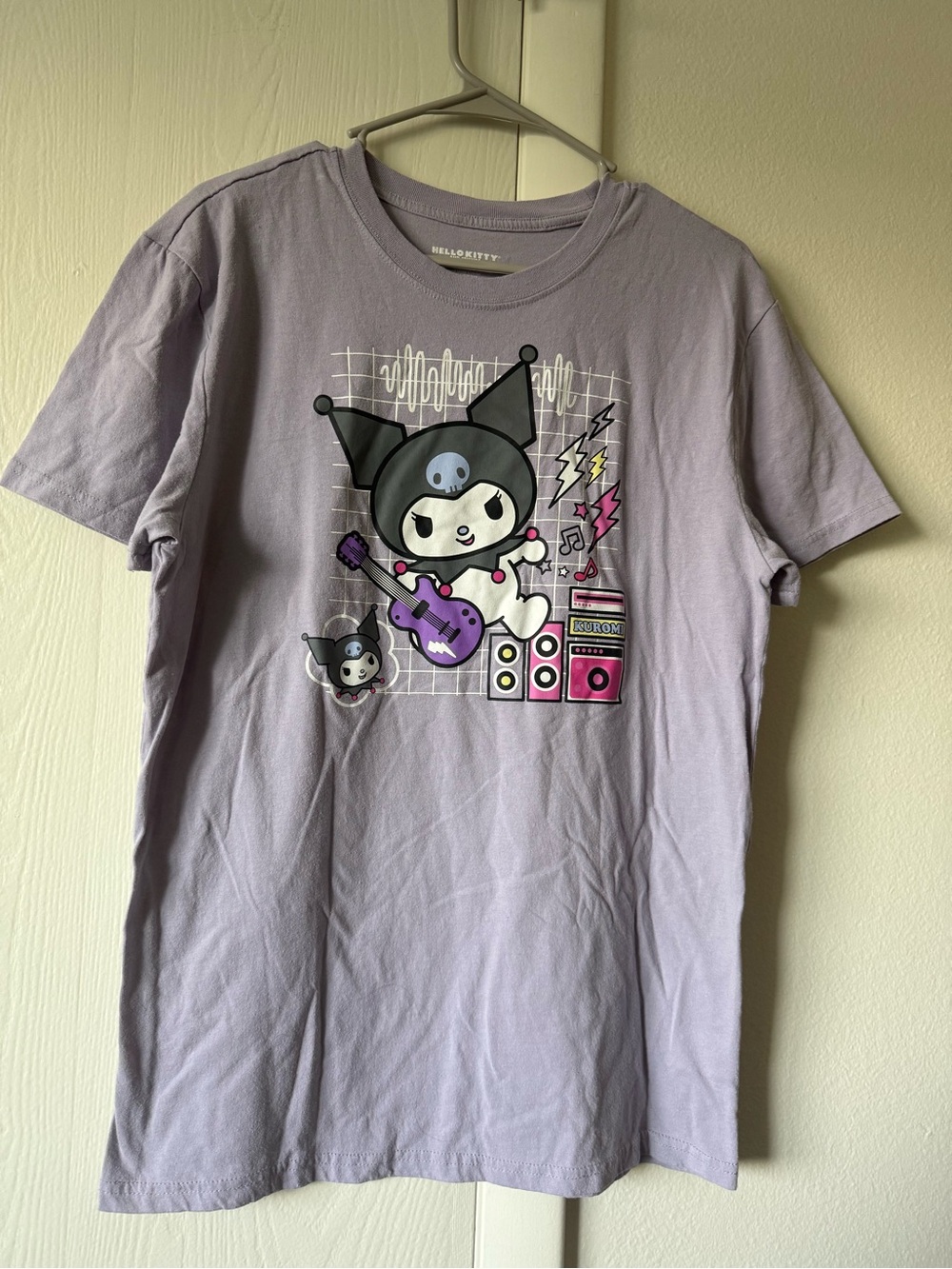 Hello Kitty Kuromi purple Graphic Tee L